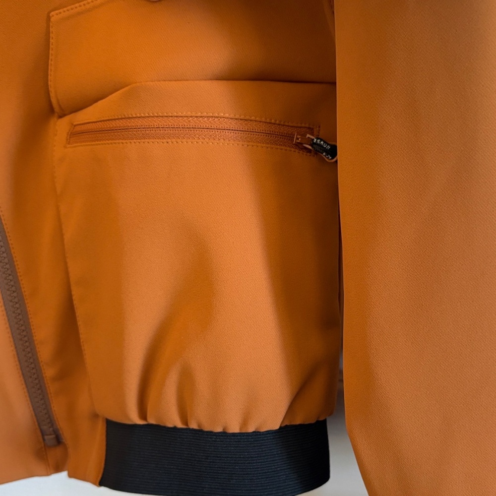 Horse Pilot Teddy Jacket Gold Brown Airbag Compatible Riding Jacket - Picture 6 of 15